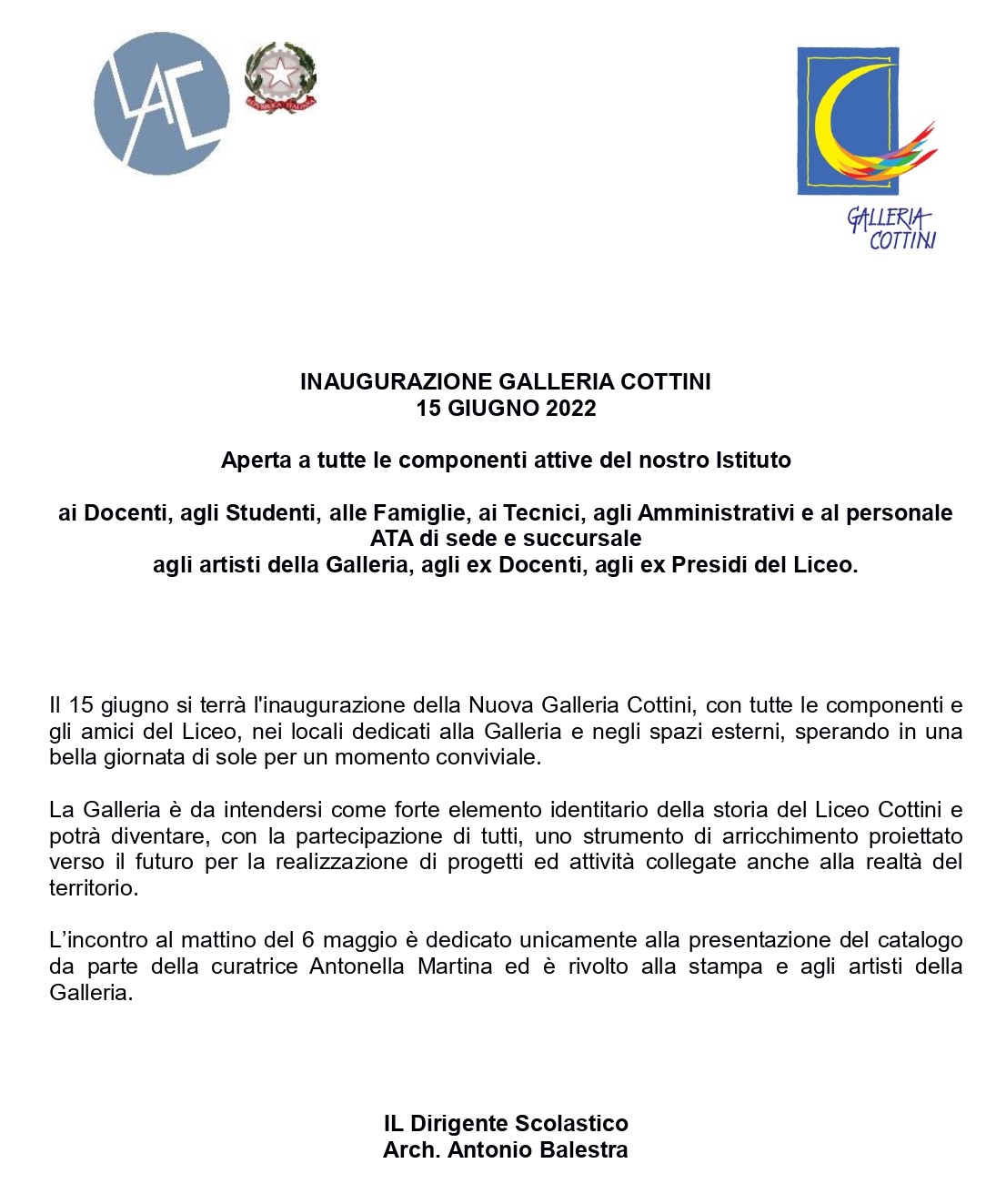 galleria inaugurazione