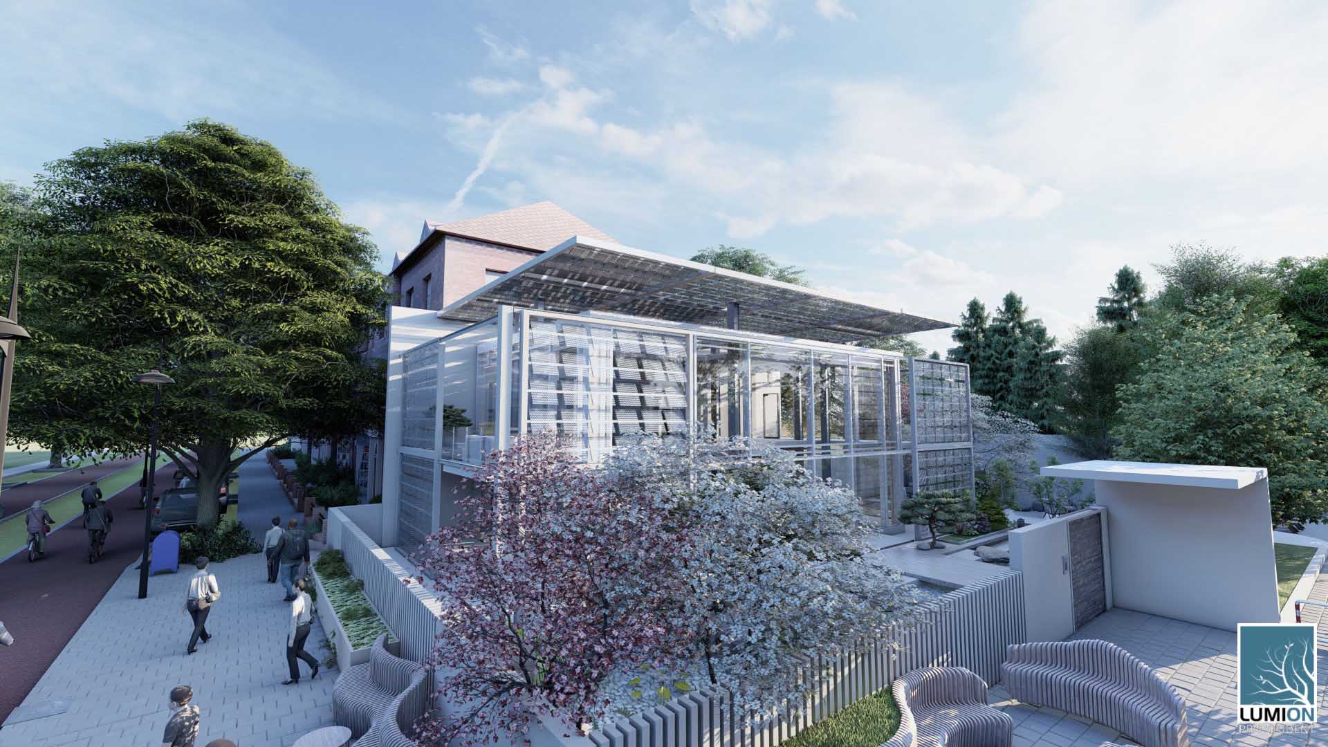 RENDER 2 Schiebehaus Studente Lorenzo Fortunato classe 3G architettura prof Anzalone
