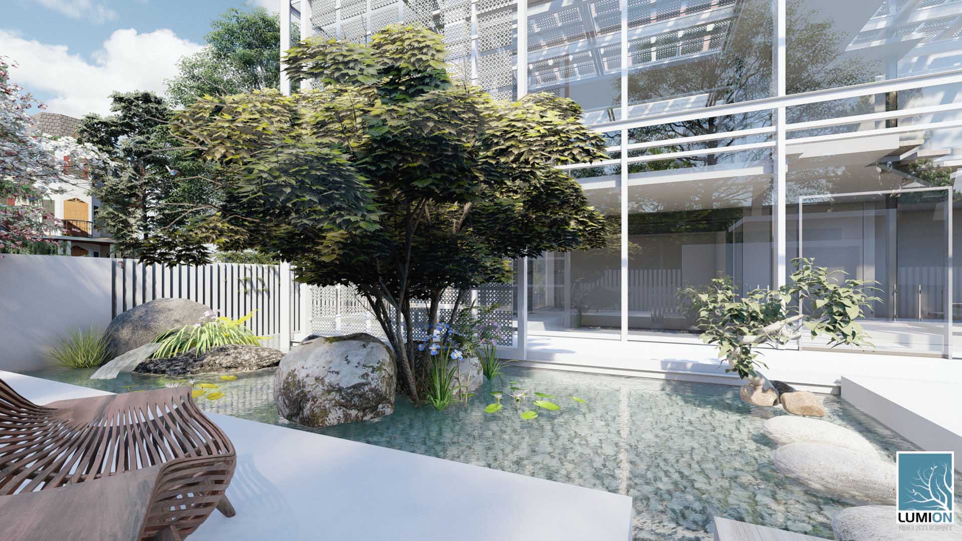 RENDER 8 Schiebehaus Studente Lorenzo Fortunato classe 3G architettura prof Anzalone