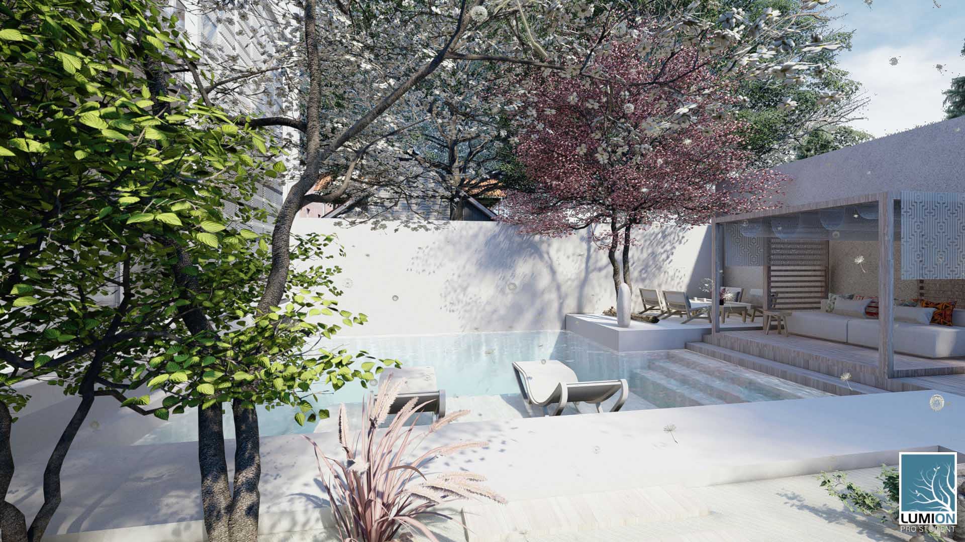 RENDER 9 Schiebehaus Studente Lorenzo Fortunato classe 3G architettura prof Anzalone