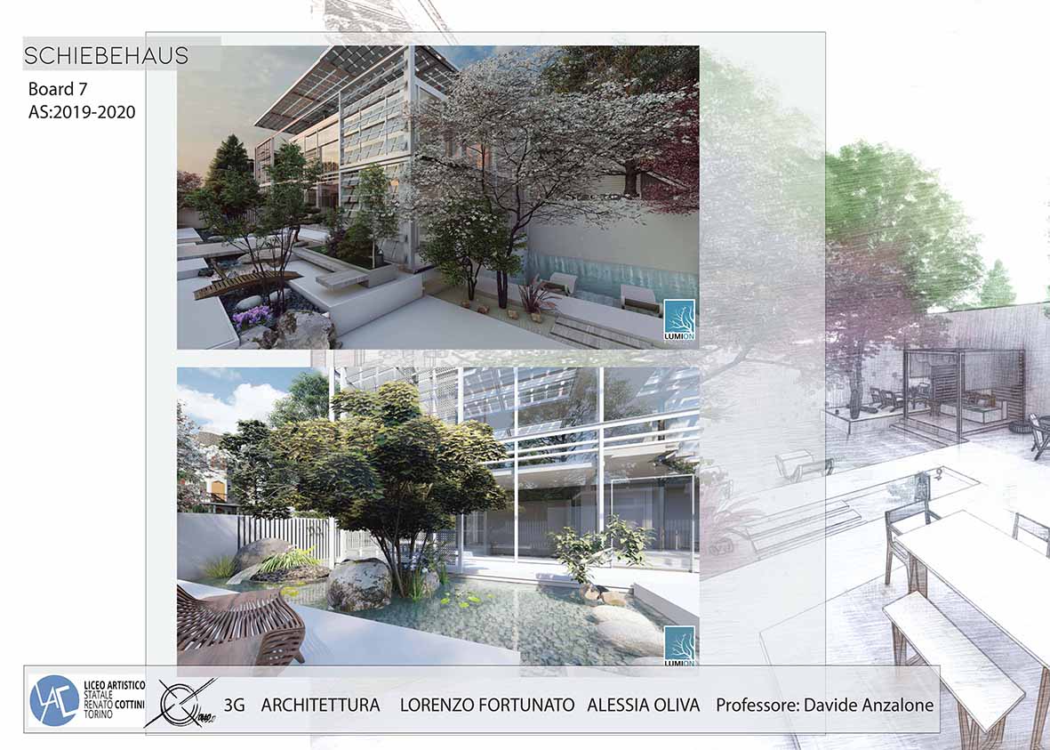 Schiebehaus Tavola 13 Studente Lorenzo Fortunato classe 3G architettura prof Anzalone