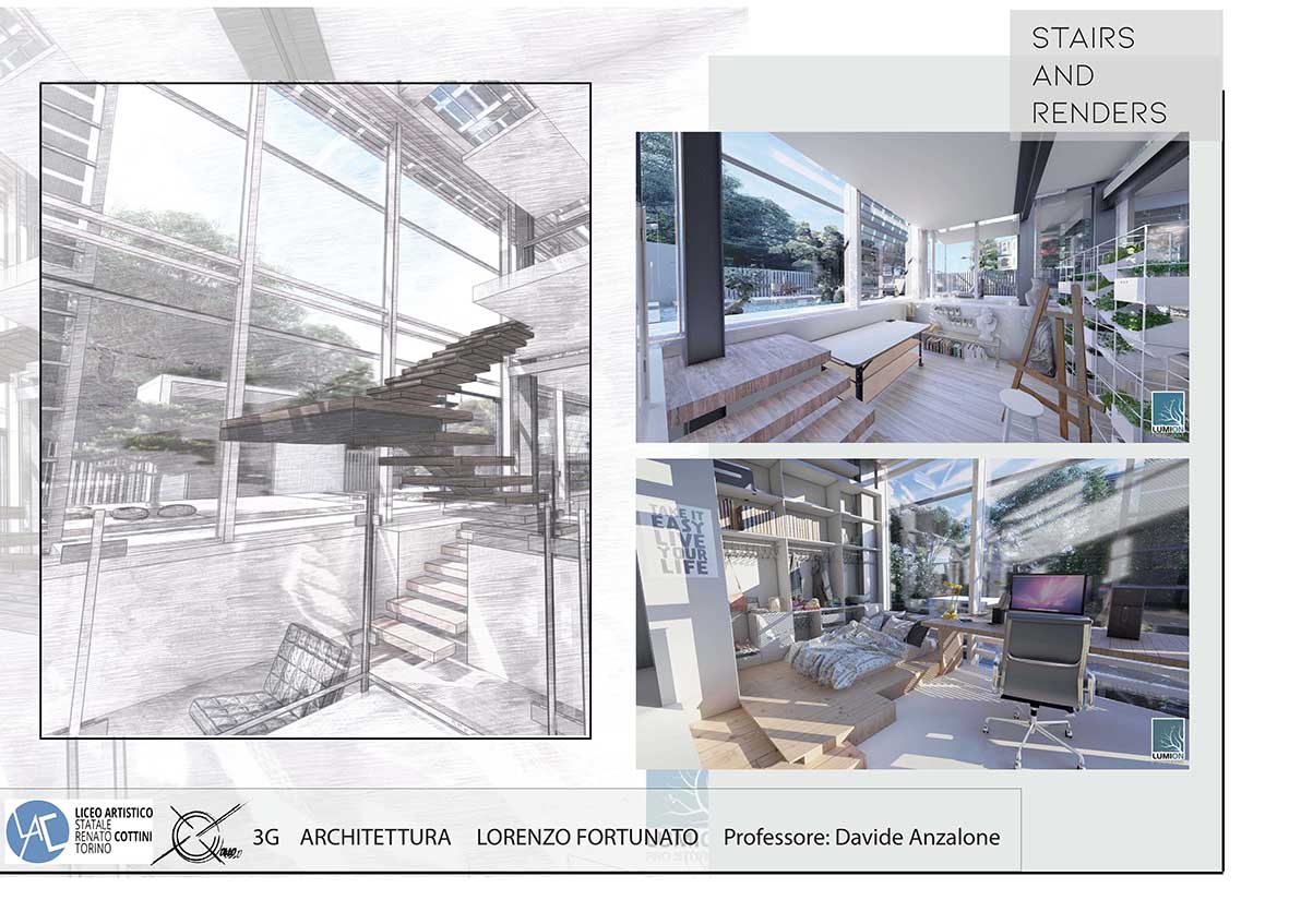 Schiebehaus Tavola 8 Studente Lorenzo Fortunato classe 3G architettura prof Anzalone